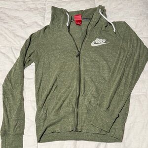 Nike Olive Full-Zip Hoodie